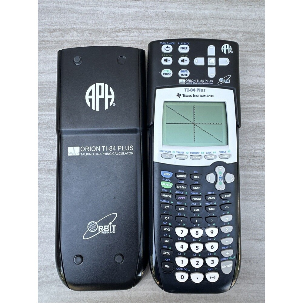 Texas Instruments Orion TI-84 Plus Graphic Calculator TI84 + Graphing Talking